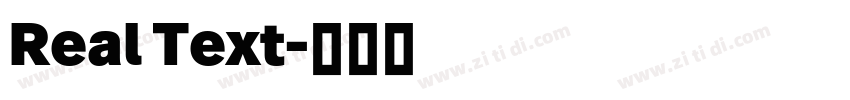 Real Text字体转换